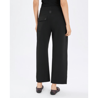 HIGH Everyday Couture Watts Wide-Leg Cropped Pants in Black - International designer fashion boutique Australia Riada Concept Woollahra