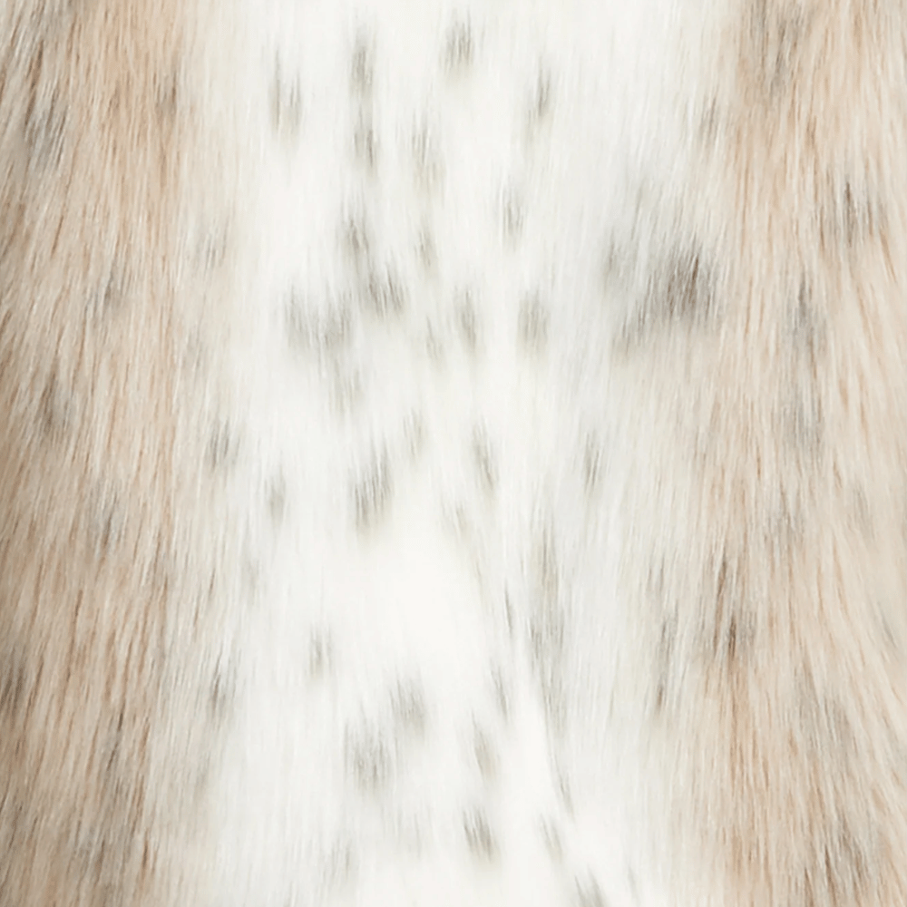 Unreal Fur Wild Dream Faux Fur Jacket in Snow Leopard – International designer fashion boutique Australia Riada Concept Woollahra