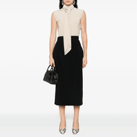 AAlberta Ferretti Wool-Blend Pencil Midi Skirt in Black – International designer fashion boutique Australia Riada Concept Woollahra