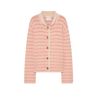 Forte Forte Wool-Cashmere Striped Cardigan flat lay – Riada Concept Woollahra Sydney