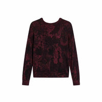 Avant Toi Salt-Effect Cashmere Silk Sweater in Wine - International designer fashion boutique Australia Riada Concept Woollahra