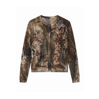 Avant Toi Laminated Needle-Punched Cashmere Cardigan in Yak - International designer fashion boutique Australia Riada Concept Woollahra