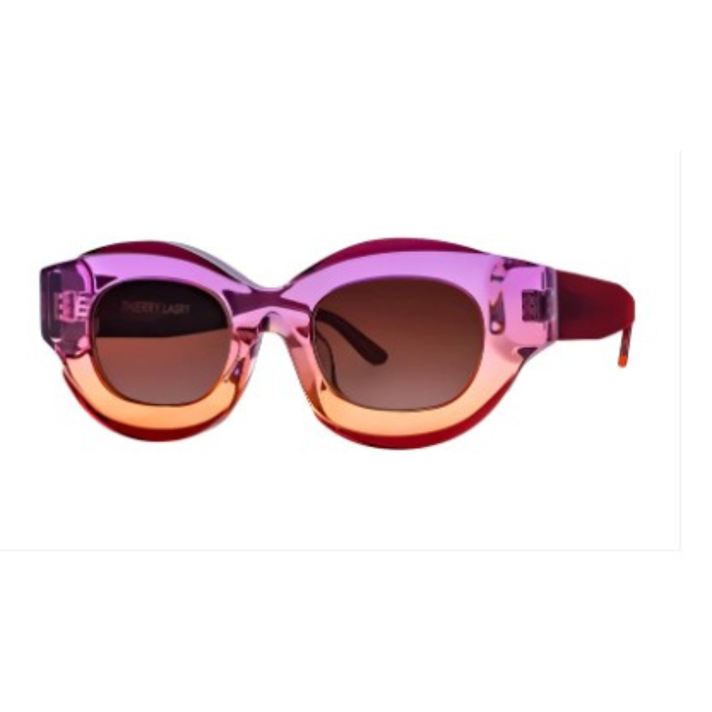 Thierry Lasry Baddy Sun 627 Peach & Purple Gradient 47