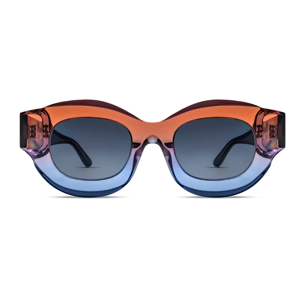 Thierry Lasry Baddy Sun 627 Peach & Blue/Purple Gradient 47