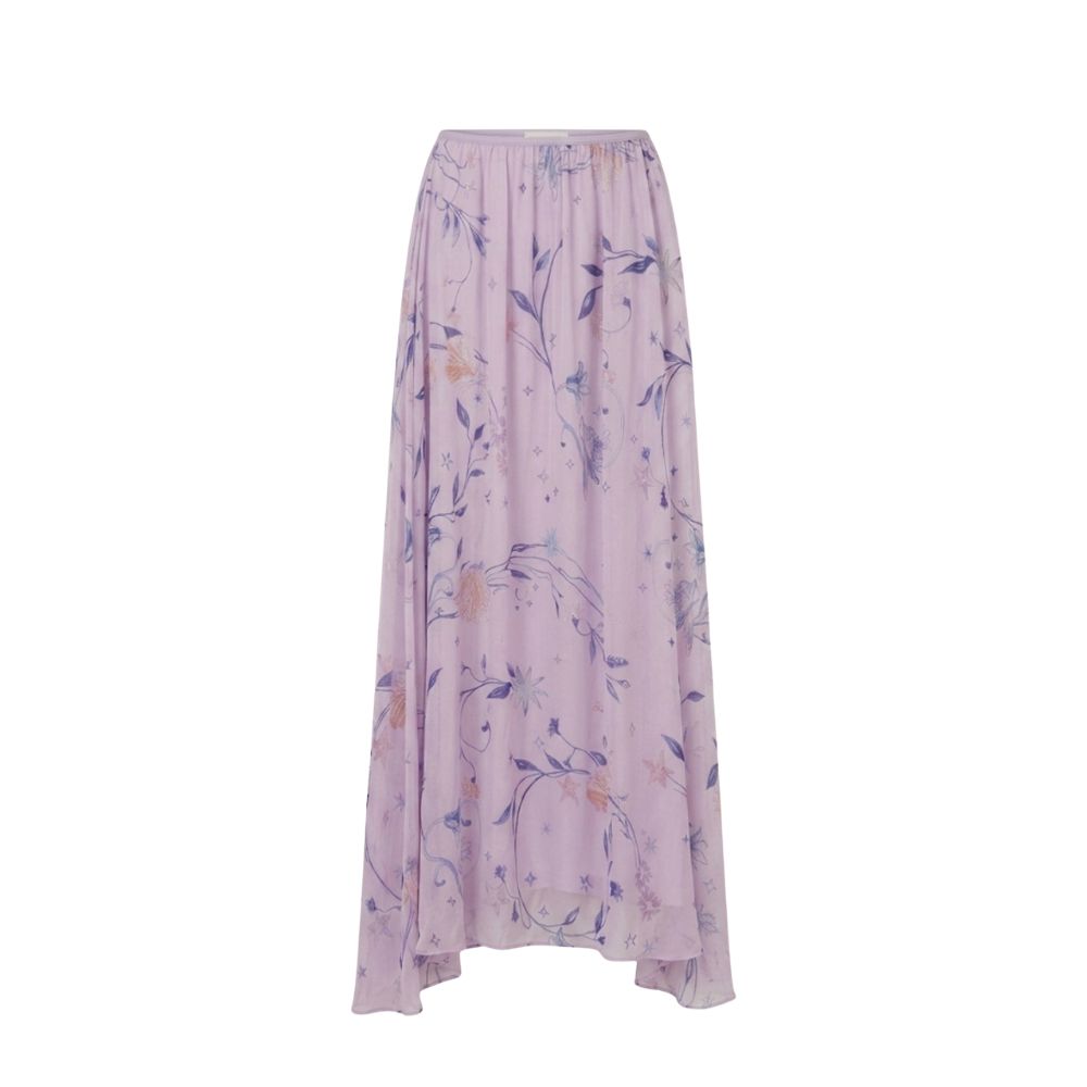 Deliverance Print Chiffon Skirt in Sweet