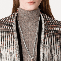 Forte Forte Long Dragonfly Pattern Jacquard Coat with Fringed Edges FORTE FORTE Designer fashion shop online and in store High End fashion boutique Sydney Australia Riada Concept