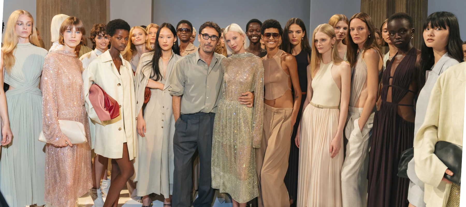Philosophy Di Lorenzo Serafini Wide-shot image fashion week 2025 Designer fashion shop online and in store High End fashion boutique Sydney Australia Riada Concept