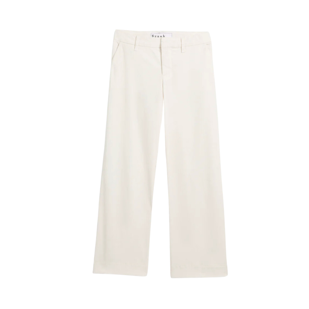 Westport Wide Leg Chino in Chalk