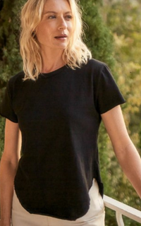 Frank & Eileen Black Perfect Jersey Tee LAB219 Riada Concept Woollahra Sydney Luxury Boutique Online Australia