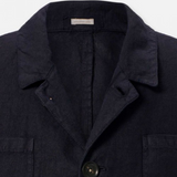 Massimo Alba Alegri 2 Navy Linen Jacket Woollahra Sydney Australia Online Luxury Fashion Boutique  Riada Concept