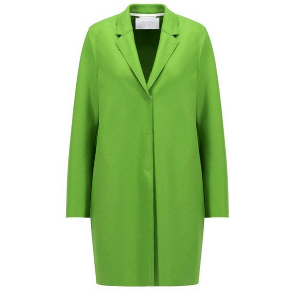 Green cocoon coat sale