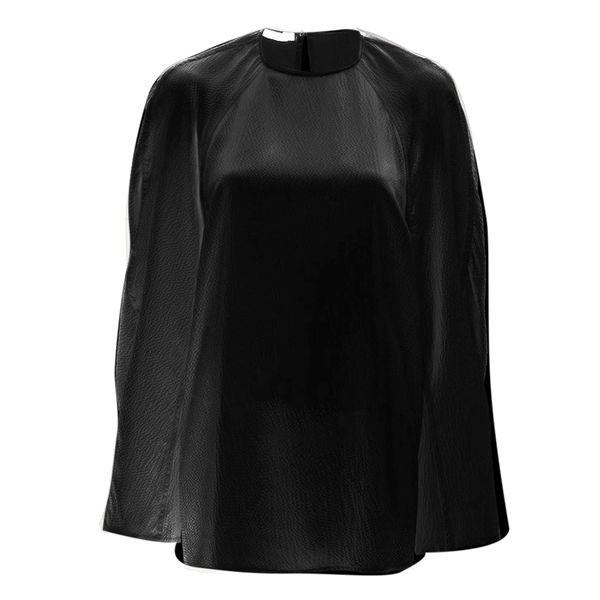 Baker Long Sleeve Silk Top in Black