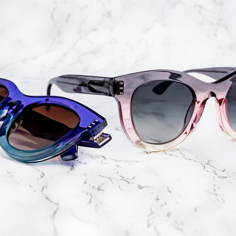 Consistency Sunglasses in Grey & Pink Gradient