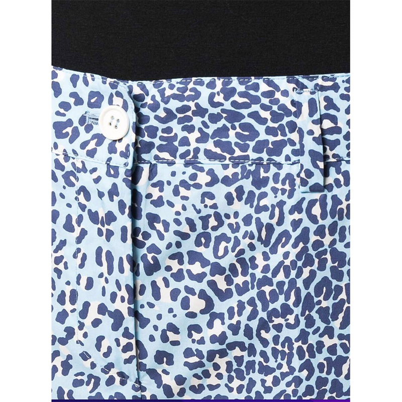 Copard Animal Print Trousers in Fantastia Blu