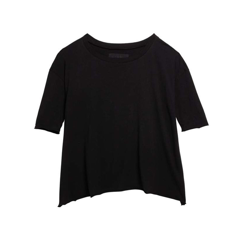 Jersey French Tee in Black