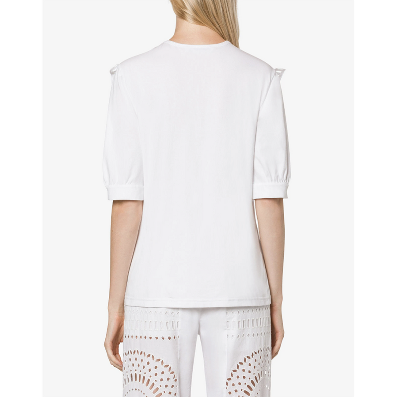 Organic Jersey Top in White