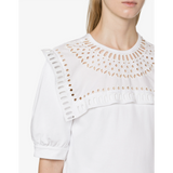 Organic Jersey Top in White