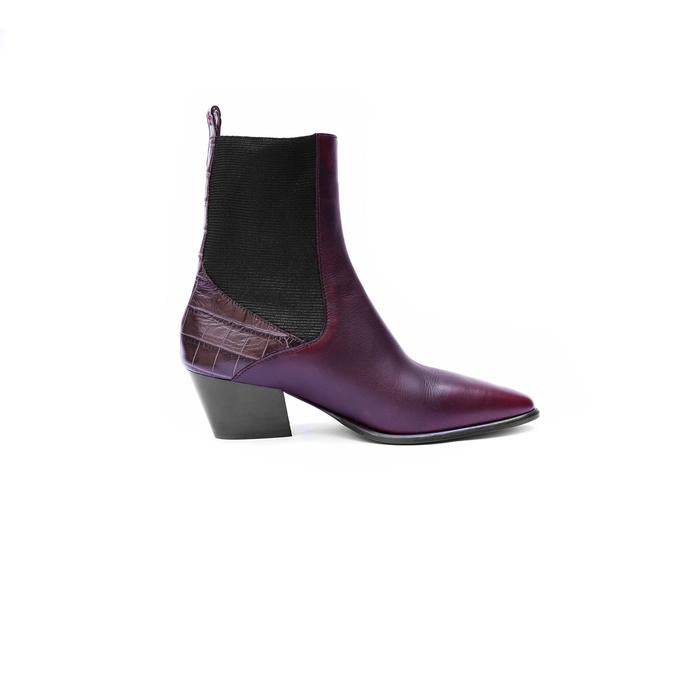 Henry Beguelin Western Heeled Ankle Boot in Chianti Online Australia Riada Concept Sydney Woollahra Luxury fashion boutique 