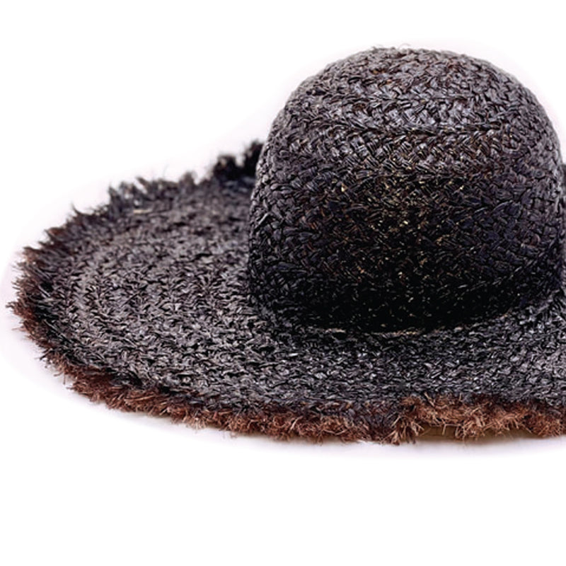 Reinhard Plank Dohan Straw Hat Black Woollahra Sydney online fashion boutique Australia luxury Riada Concept