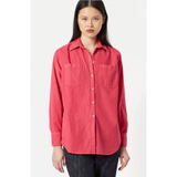 Sia Classic Cotton Shirt in Hot Pink