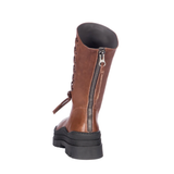 Soft Lambskin Leather Boot in Castagno