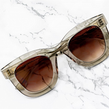 Gambly Sunglasses in Translucent Green