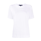 Tia Cotton Tee in Optical White