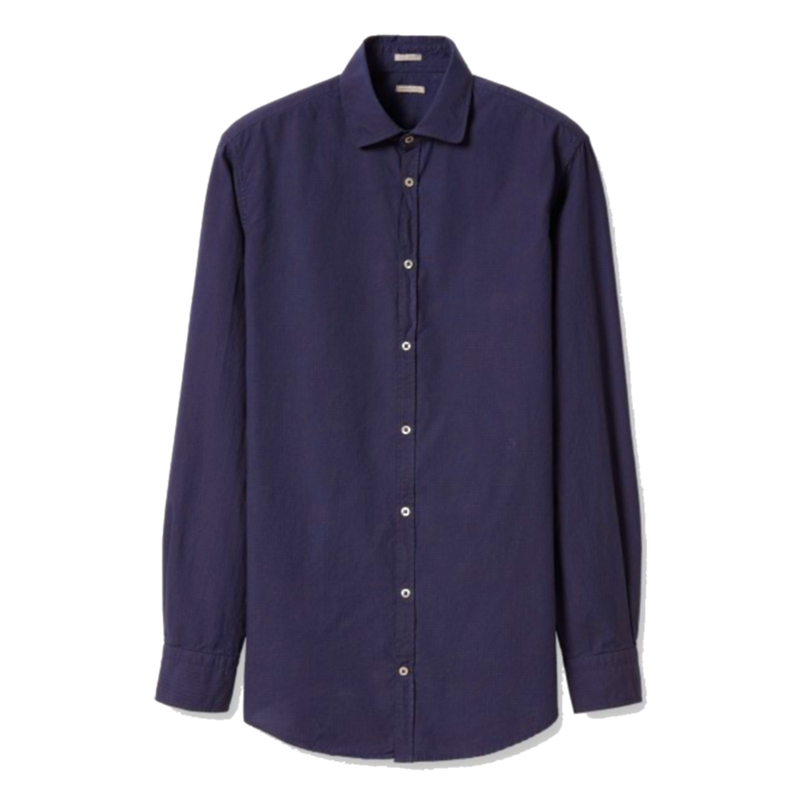 Canary Pure Linen Shirt in Blu