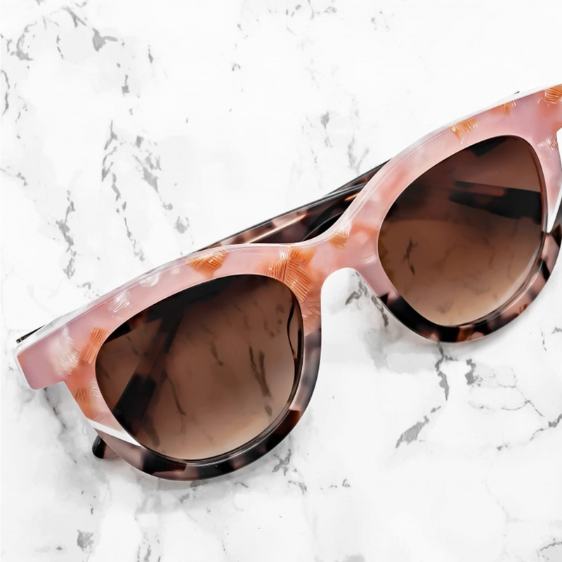 Duality Sunglasses in Pink Horn