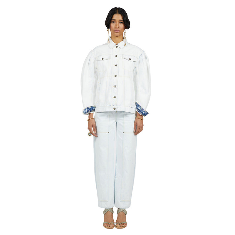 August Pant in Whitewash
