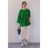 Post Linen Pants in Off White